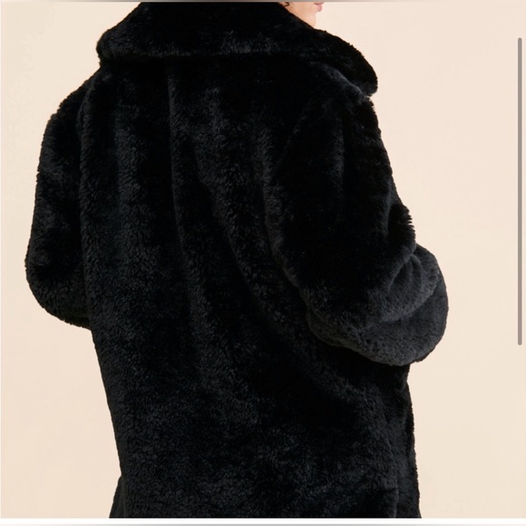 Free People Pretty Perfect Faux Fur Peacoat - Picture 2 of 5